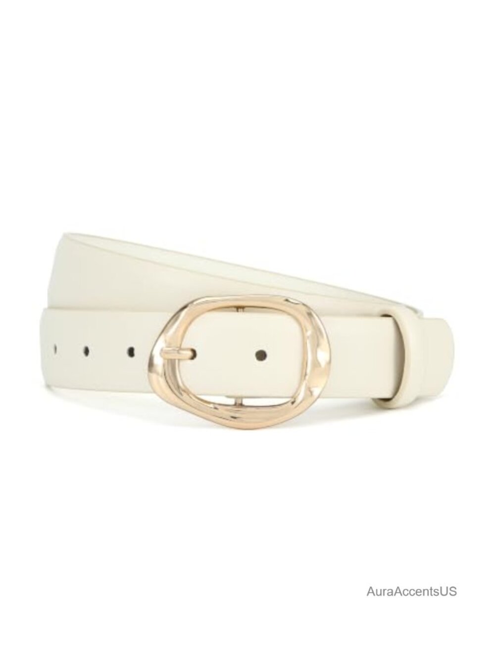 Women's Faux Leather Fashion Belt Adjustable Waist Belt